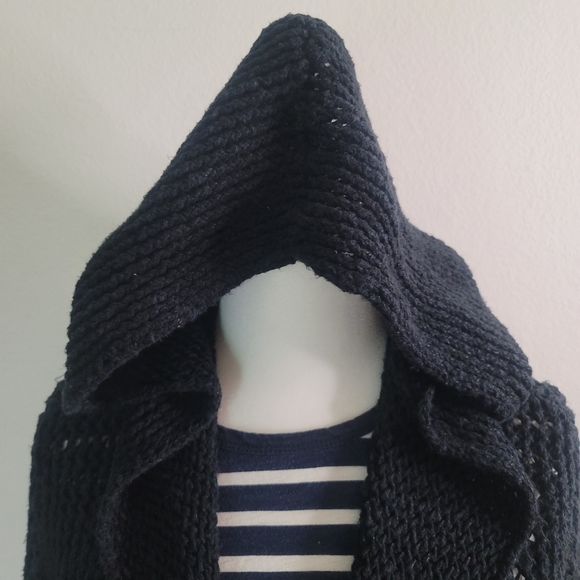 James Perse Knit Cardigan Hoodie Size 3 - Picture 5 of 7